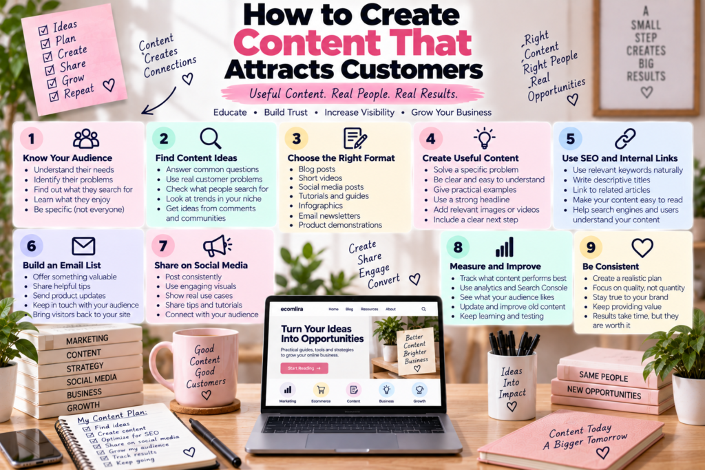 How to Create Content That Attracts Customers