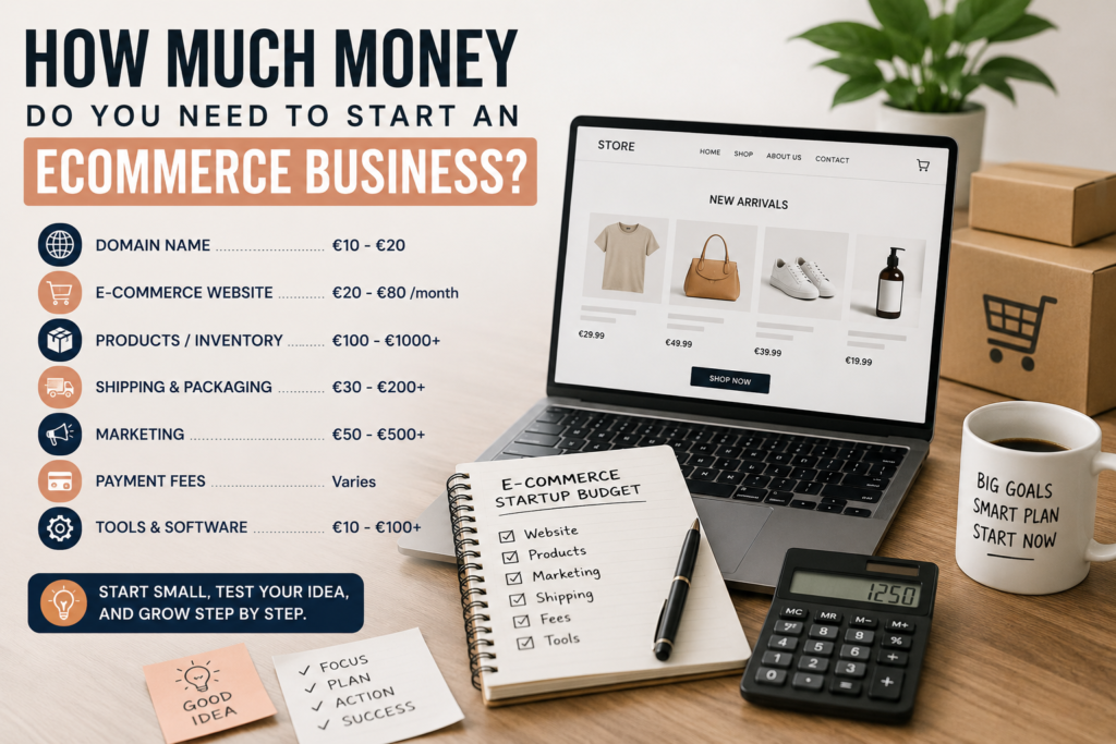 How Much Money Do You Need to Start an Ecommerce Business?