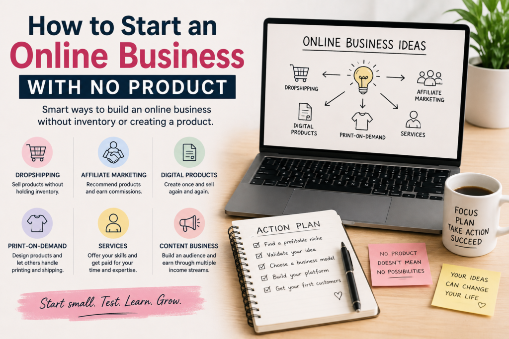 How to Start an Online Business With No Product How to Start an Online Business With No Product