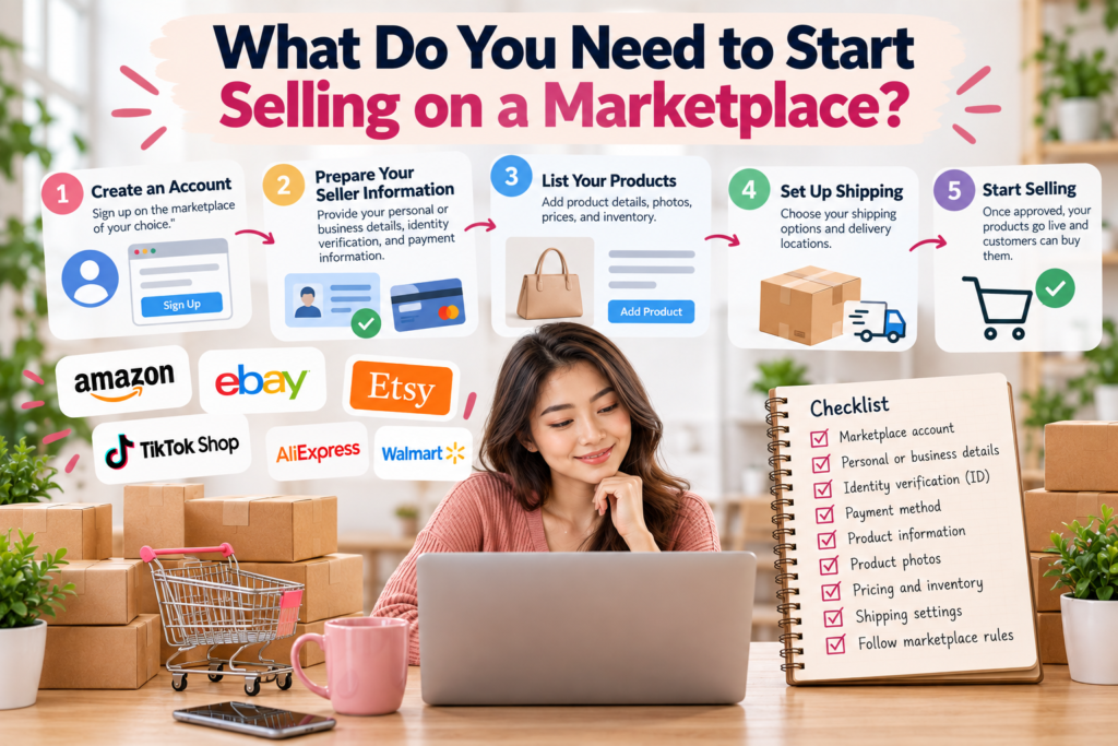 What Do You Need to Start Selling on a Marketplace?