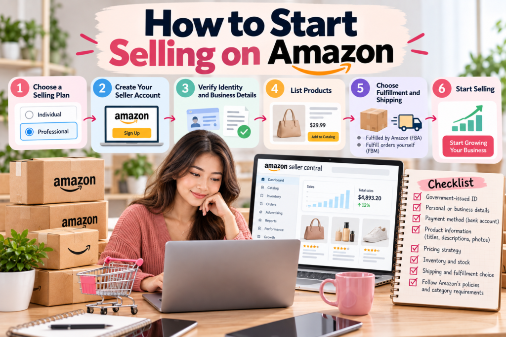 How to Start Selling on Amazon