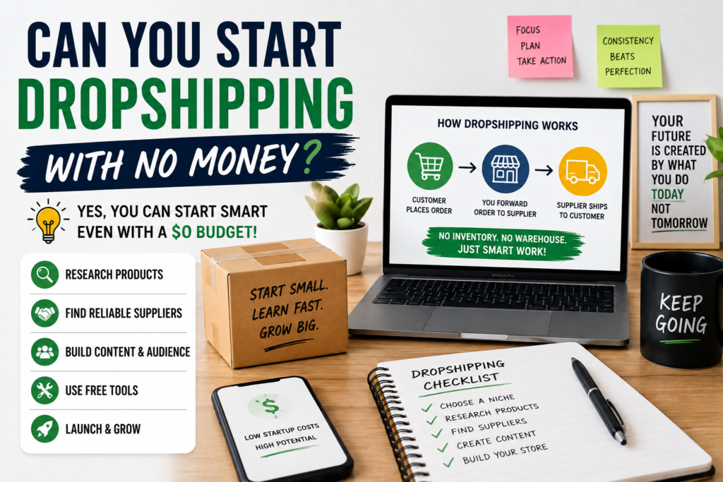 Can You Start Dropshipping With No Money?