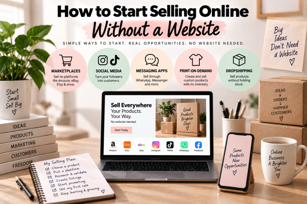 How to Start Selling Online Without a Website
