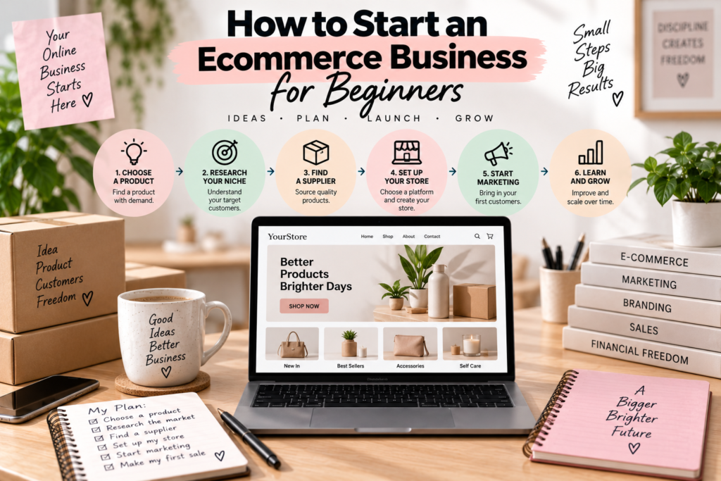 How to Start an Ecommerce Business for Beginners
