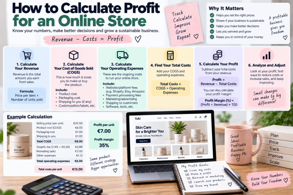 How to Calculate Profit for an Online Store
