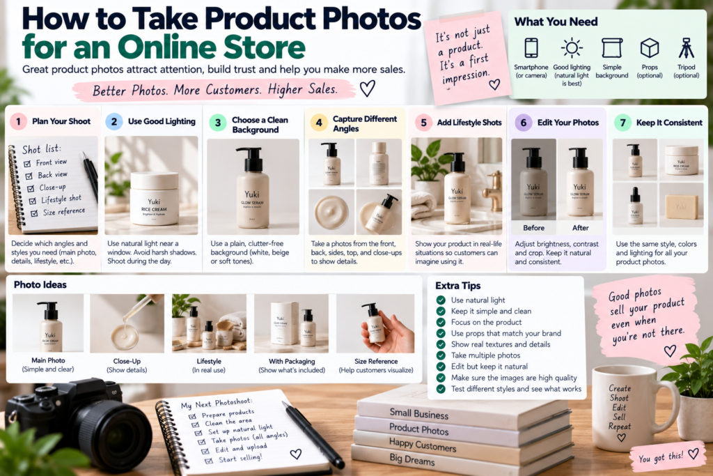How to Take Product Photos for an Online Store