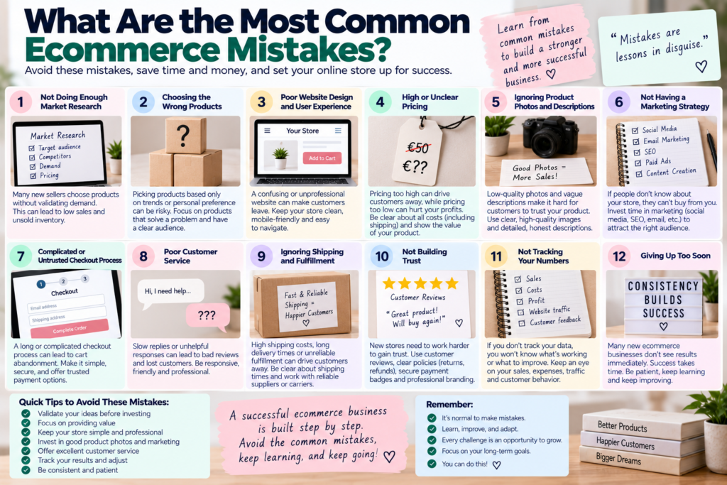What Are the Most Common Ecommerce Mistakes?
