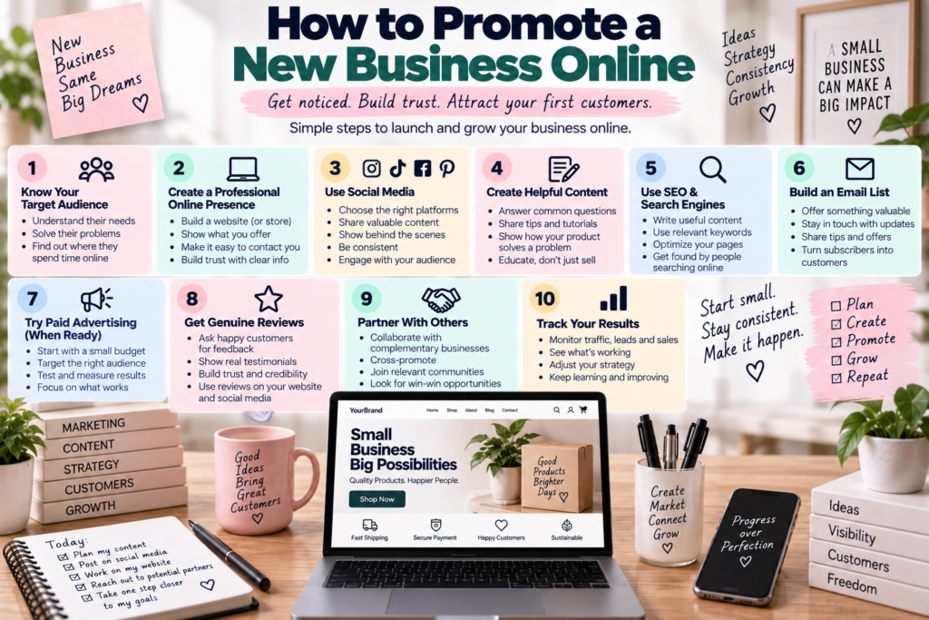 How to Promote a New Business Online