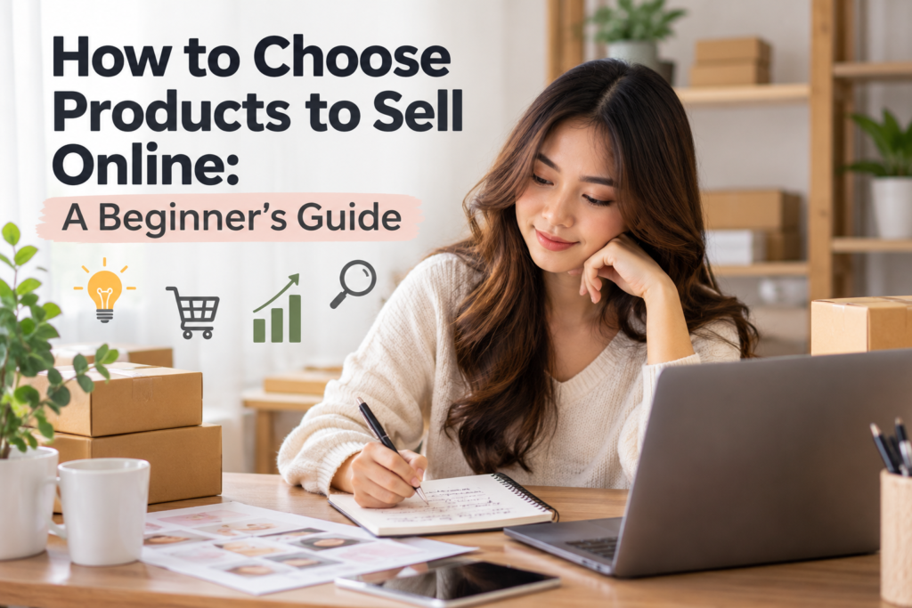 how to choose products to sell online